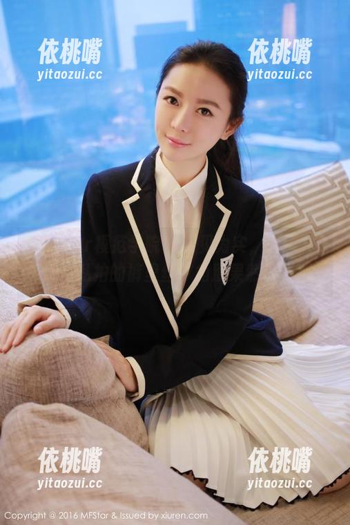 MFStar模范学院-唐琪儿Beauty MFStar模范学院 - 眼见为实,唐琪儿Beauty私拍的裤里丝,角度果然很特别。