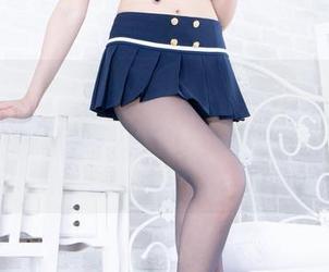 beautyleg – AVY定制写真计划：把JK的校服穿得跟走红毯似的，轻松成为校园风云人物！